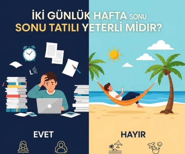 Hafta sonu tatilinin iki gün olması yeterli midir?