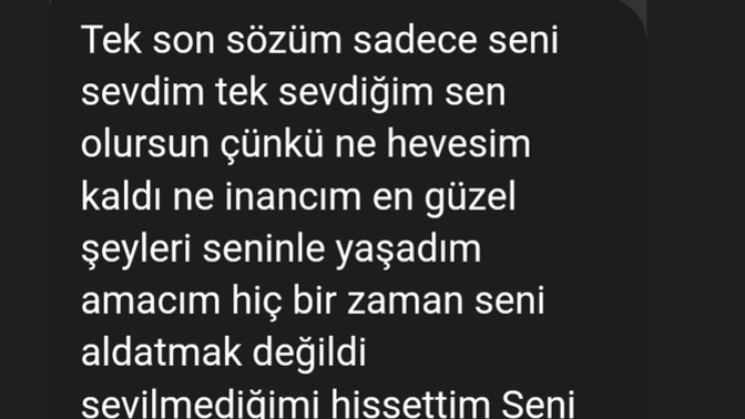 Bir insan ayrıldıktan sonra neden böyle mesaj atar?