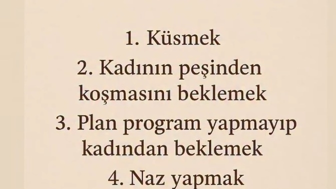 Erkeklere yakışan ve yakışmayan davranışlar sınıflandırılmış bir yazı da sizce doğru yanlar var mı?