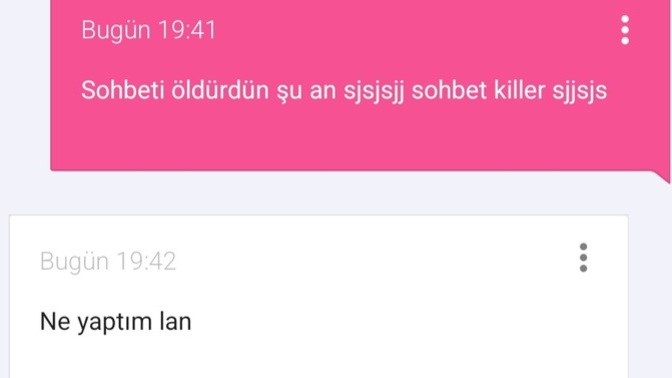 Sohbeti direkt mezara gömen o mesaj nedir?