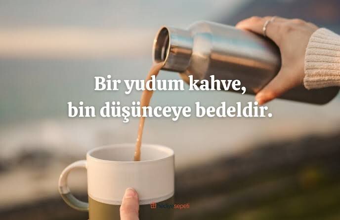 Kahve sevmeyen biriyle olur mu?