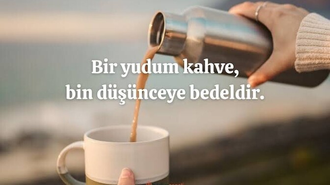 Kahve sevmeyen biriyle olur mu?