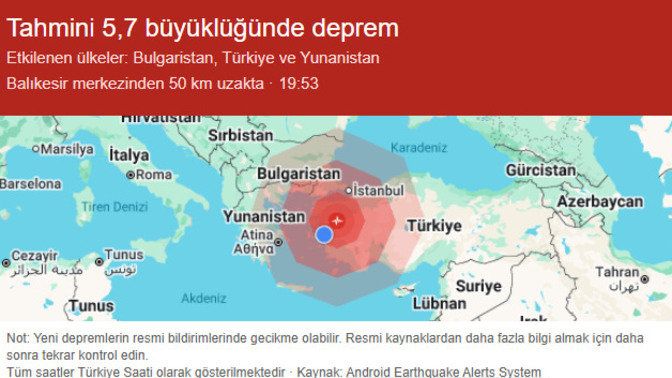 İzmir'de çok şiddetli deprem oldu, İstanbul'daki arkadaşım da deprem oldu yazmış. İyi misiniz, ciddi bir şey yaşayan var mı?