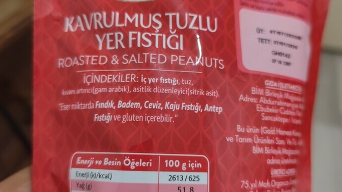 Bimdeki satılan kavrulmuş fıstıkta 100 grda 27 gr protein varmış sizce kas için iyi bir protein aracı olabilir?