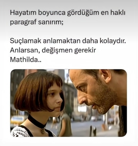 Sizce anlamak mı daha kolay yoksa suçlamak mı?