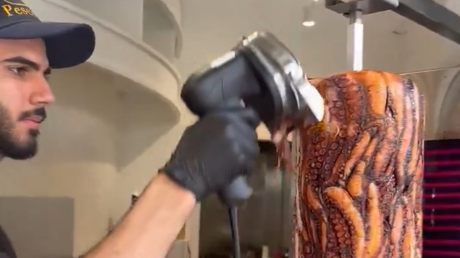Ahtapot döner yer misin?