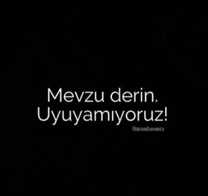 Napıyosunuz uyudunuz mu 🫶?