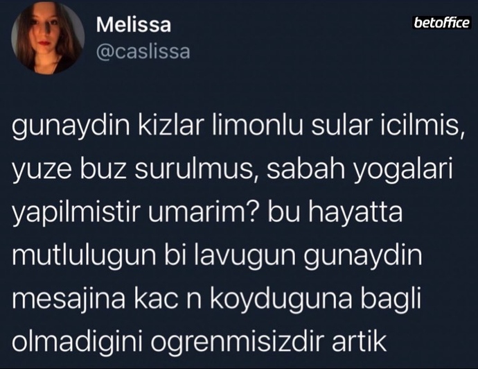 Günaydın mesajını ilk kim atmalı?