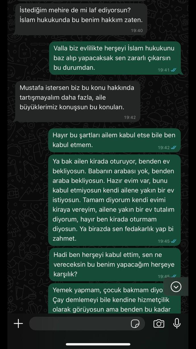 Siz olsaydınız ne derdiniz?