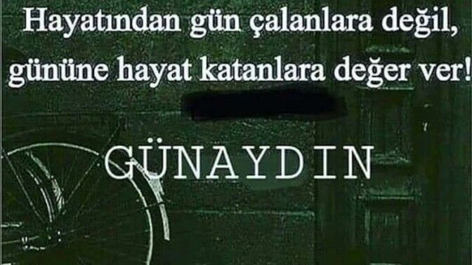 Her yeni gün yeni bir umut demektir, umudunuzu kaybetmeyin olur mu?