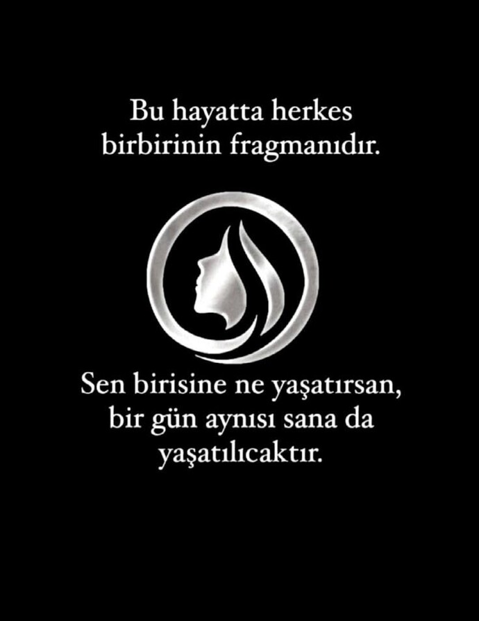 Yaşattığını yaşarsın sözüne inanırmısın?