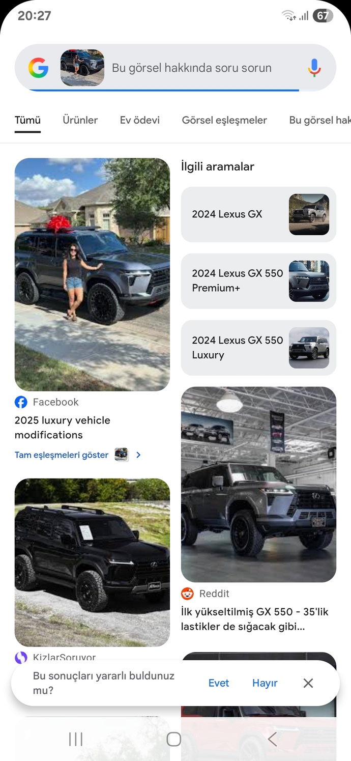 Kız arkadaşıma Toyota araba aldım?
