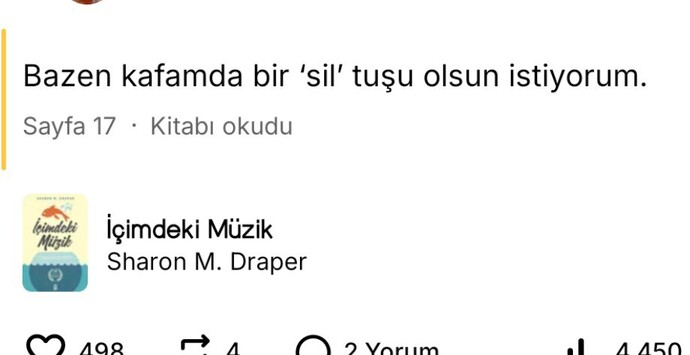 Hayatınızda bir sil tuşunuz olsa neleri silerdiniz?