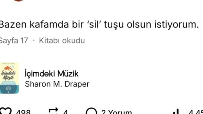 Hayatınızda bir sil tuşunuz olsa neleri silerdiniz?