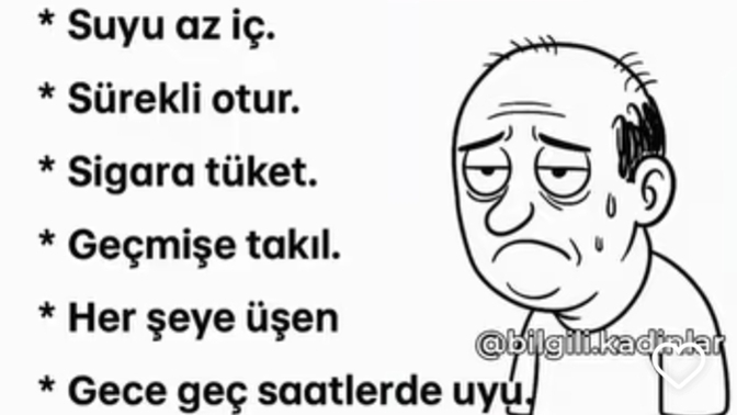 Görsele göre kendine ne kadar kötü davranıyorsun?