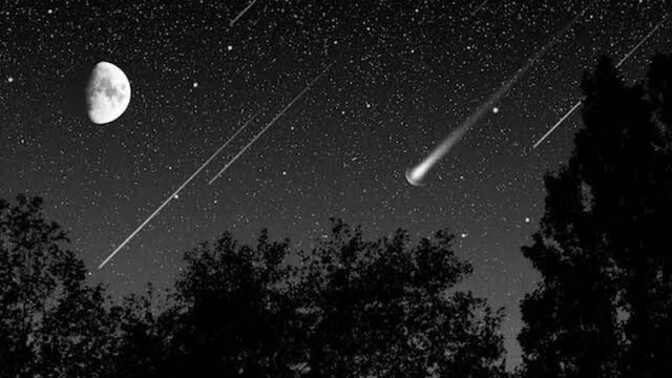 Meteor yağmurunu gören bekleyen var mı?