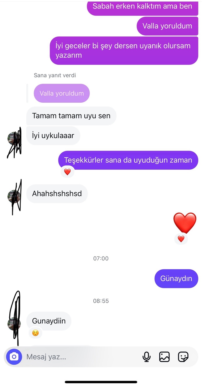 Günaydın 2 önce kız bana istek attı ama tanışıyoruz çok az 10dk görmüşüzdür sizce sevgili olma yolunda ilerliyor muyuz?