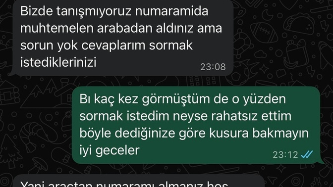 Adam konuşmak istememiş mi?