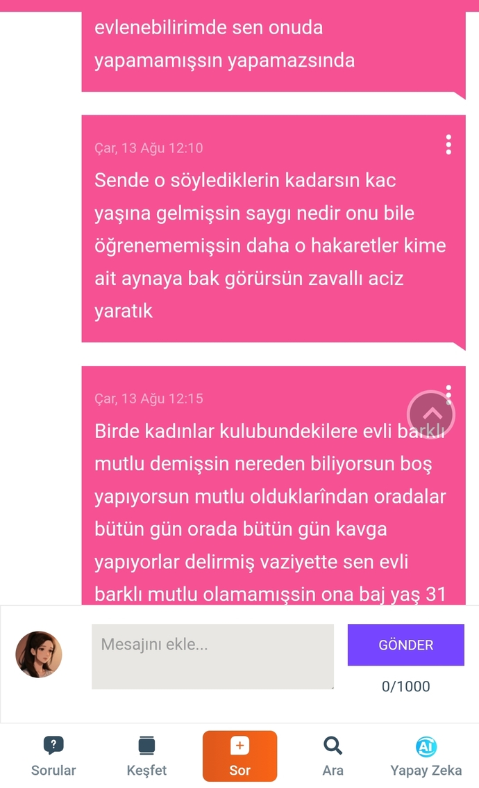 Bu kişinin amacı ne?