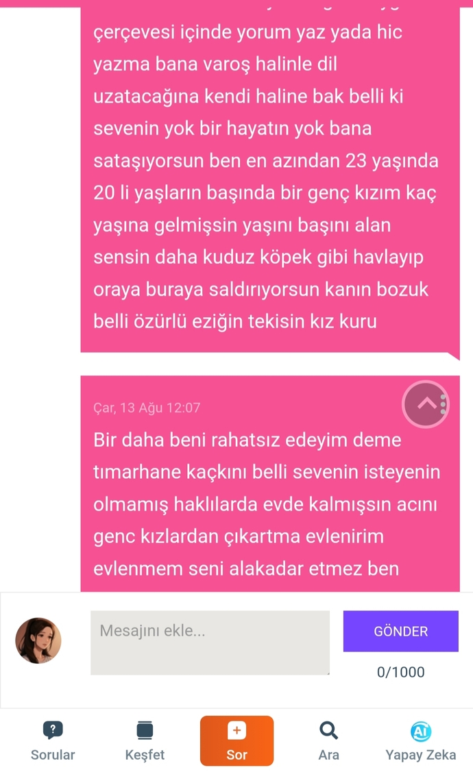 Bu kişinin amacı ne?