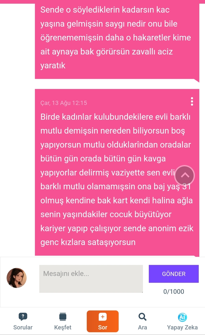 Bu kişinin amacı ne?