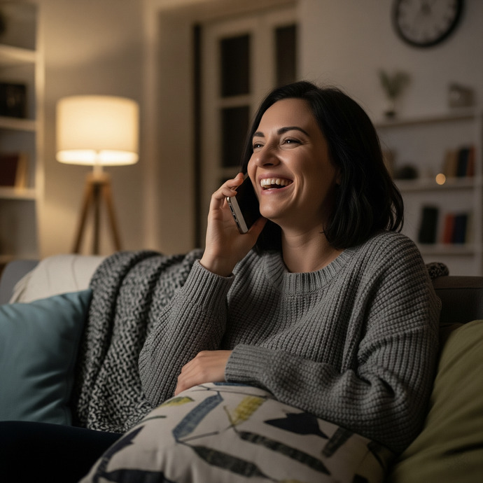 Gece gece arkadaşınız sizi telefonla arasa ve sadece kahkaha atıp kapatsa ne tepki verirdiniz?