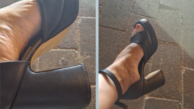 Dost başa, düşman ayağa bakarmış.. topuklarım çok mu yüksek👠?