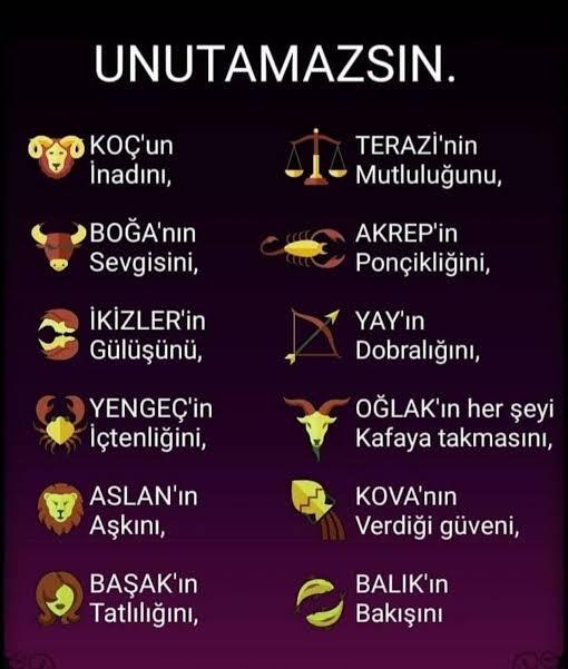 Burcunuz nedir ve hangi özelliği unutulmaz?