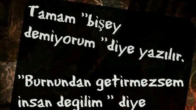 Tamam diyip konuyu kapatıyormusunuz?