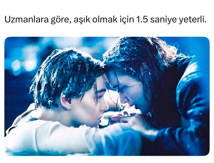 Uzmanlara göre aşık olmak için 1.5 saniye yetiyor. Peki sen ne kadar zaman da aşık olursun?