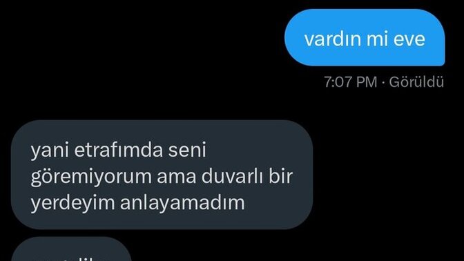 İyi geceler, bir eviniz var mı?