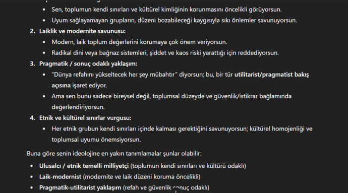 Chatgpt siyasi görüşünüzü biliyor mu?