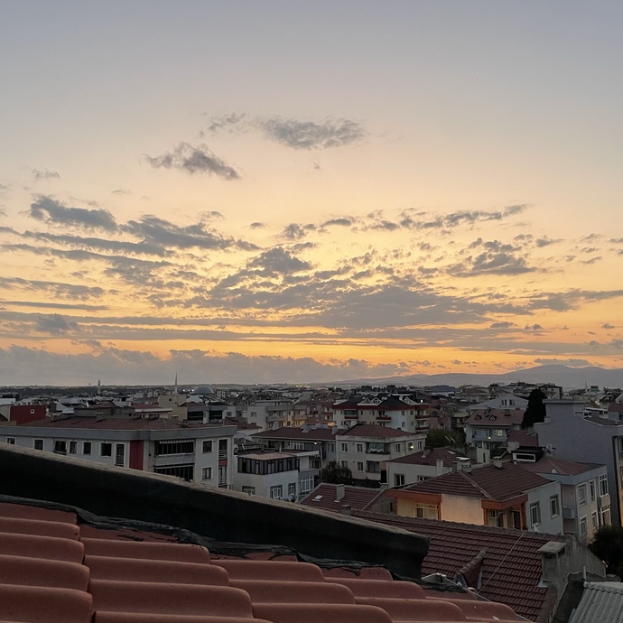 Yaz günleri terasta yatıyorum?