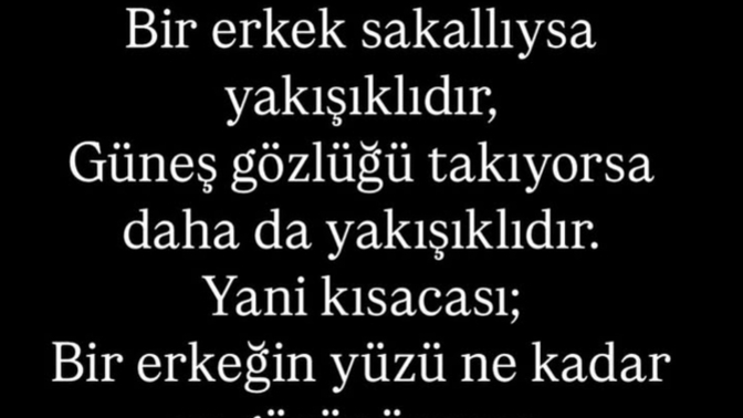 Erkekler sakal ve güneş gözlüğüyle çirkinliklerini kamufle edebilirler mi?