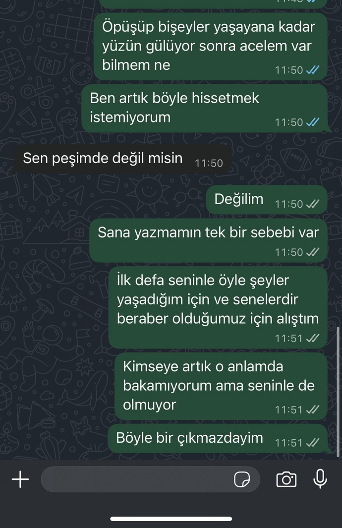 Eski sevgilime küçük mü düşmüşüm?
