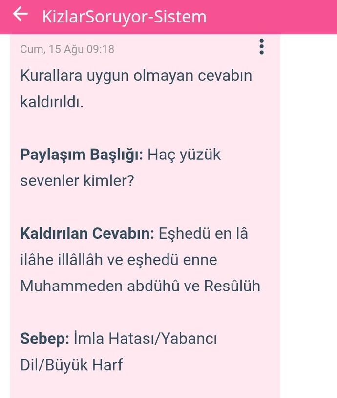 Dünya forumlar tarihinin en ilginç sebepli mesaj kaldırması nedir biliyormusunuz?