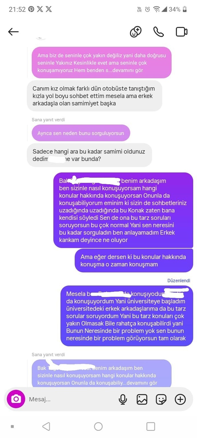 Sizce kim haksız, ben hala yaşadığım şeyin şokunu ve sinirini üstümdem atamıyorum?