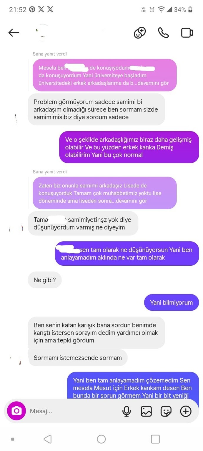 Sizce kim haksız, ben hala yaşadığım şeyin şokunu ve sinirini üstümdem atamıyorum?