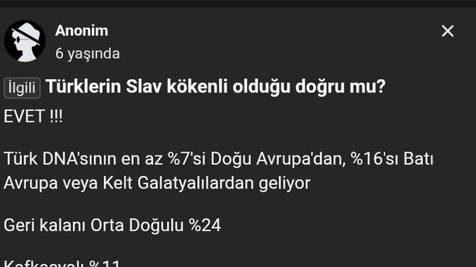 Türklerin slav kökenli olduğu doğru mu?