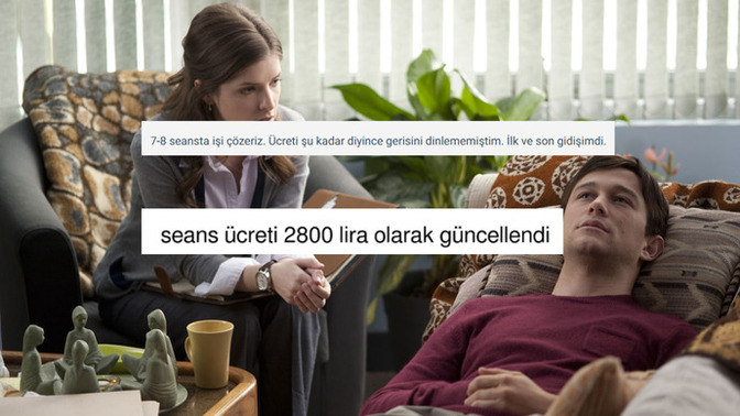 Hiç terapiste gittiniz mi, size söylediği en çarpıcı cümle neydi?