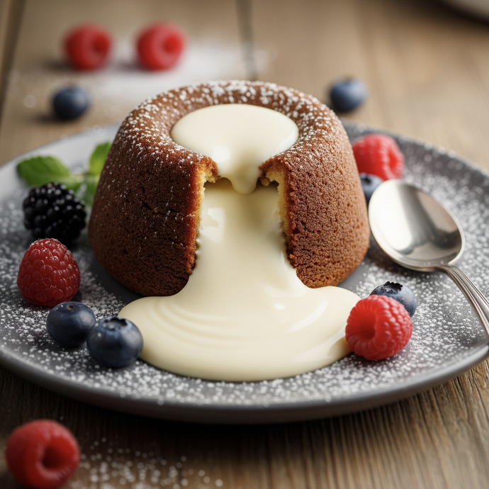 Beyaz çikolata dolgulu sufle sever misiniz?