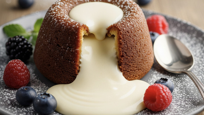 Beyaz çikolata dolgulu sufle sever misiniz?