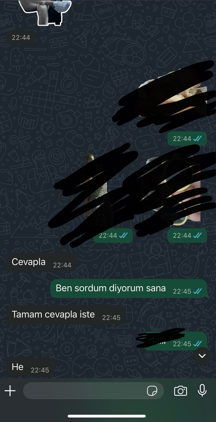 Sizce eski sevgilimin hiç mi ilgisi yok?