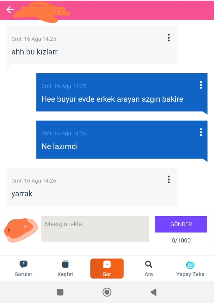 Benden daha sapıklar da varmış.