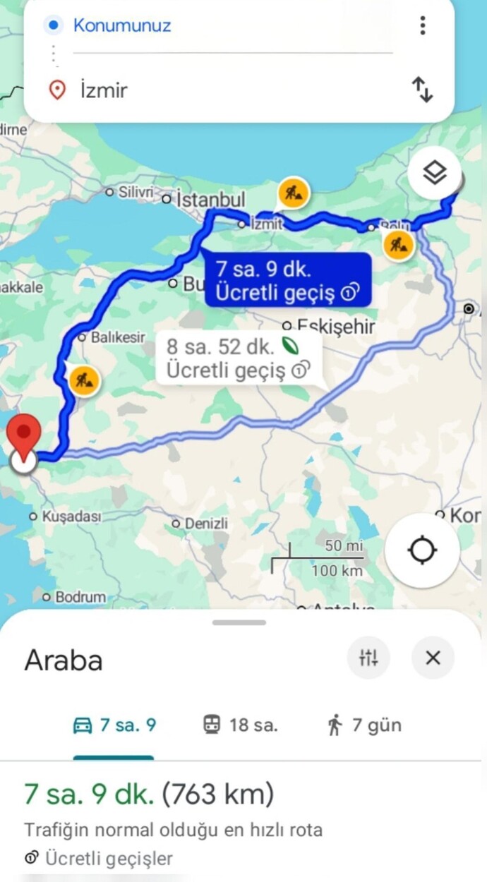 Şu mesafeleri kim icat etti? Kim bulduysa gelsin biraz konuşalım...😅?