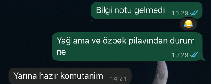 Şu olay çok iyi değil mi ya?