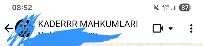 Sana moral versin diye dertlerini anlattığın wp gruplarınız var mı?