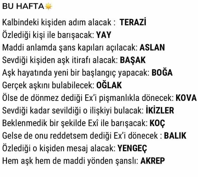 Aşk hayatında önümüzde ki hafta seni neler bekliyormuş?