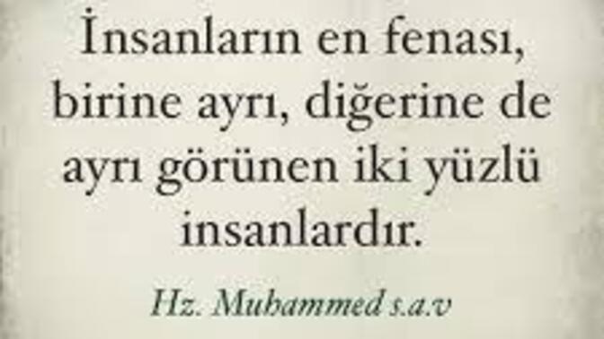 İnsan sevdiği kişilere ikiyüzlülük yapar mı?