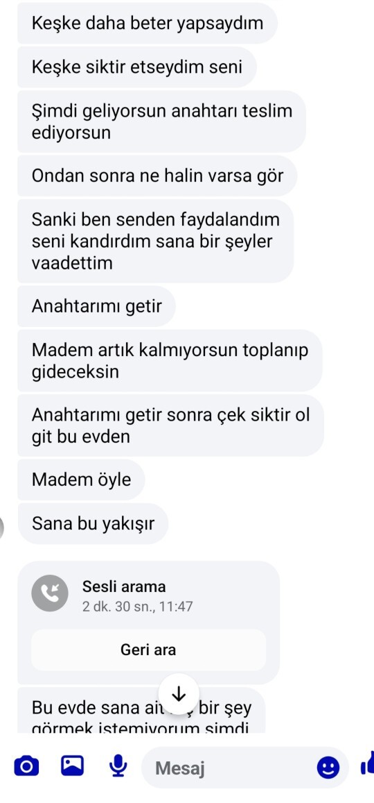 Ev arkadaşım ali ile ilişki yaşadık?